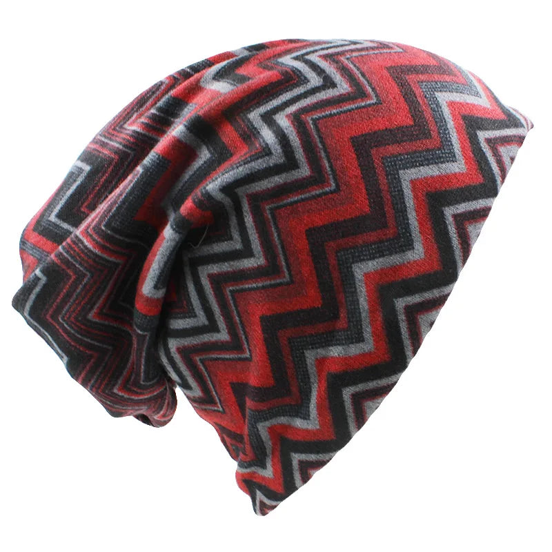 Bonnet Plaid Mixte Automne Hiver - Design Contrasté | MDN