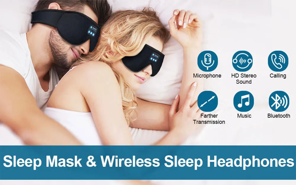 Masque Sommeil Bluetooth 3D Écouteurs | MDN