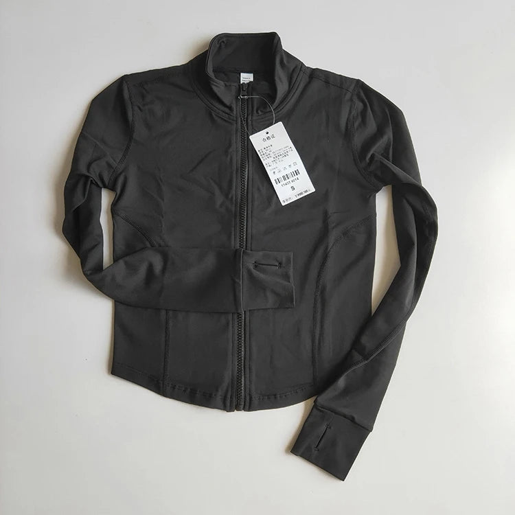 Veste Sport Femme Manches Longues Zippée - Sweat Fitness Running Yoga | MDN Store