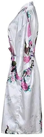 Kimono Satin Floral Court Élégant - photo 6