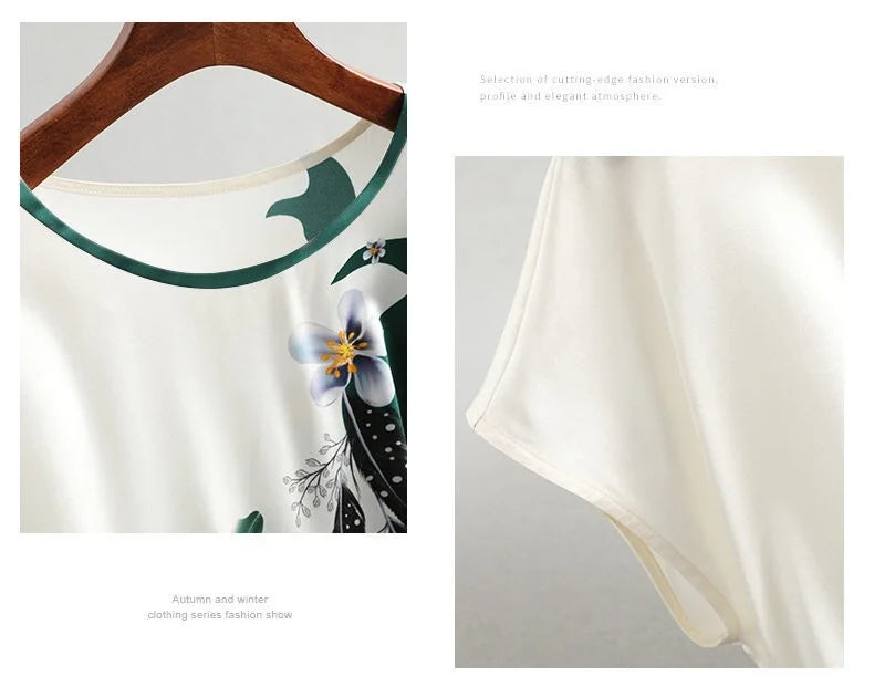 Blouse Fleurie Femme Manches Chauve-Souris Grande Taille | MDN Store 25