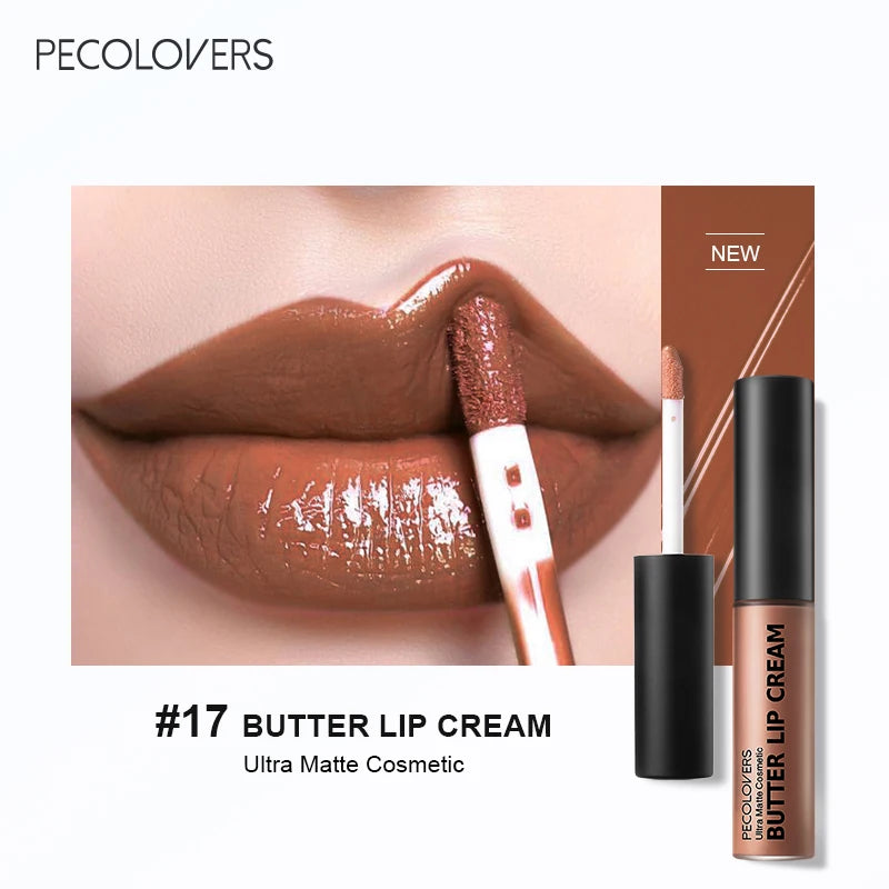 Rouge à Lèvres Liquide Imperméable 21 Couleurs Vitamine E Repulpant | MDN Store