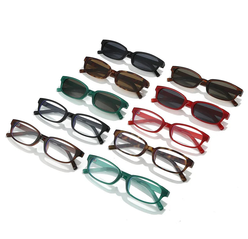 Lunettes de Soleil Polarisées Rectangulaires UV400 - Style Punk Moderne | MDN