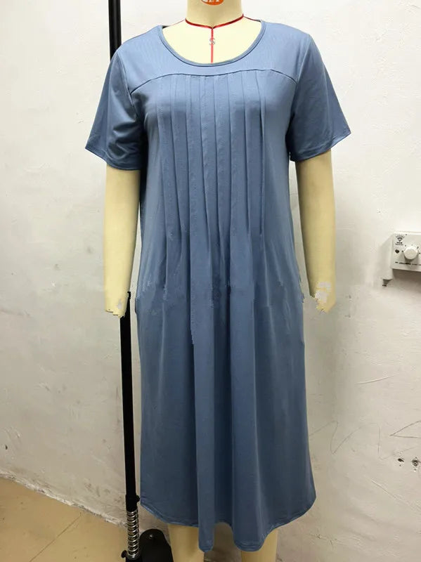 Robe Longue Femme Bohème Fleurie Volants Poches Été | MDN Store