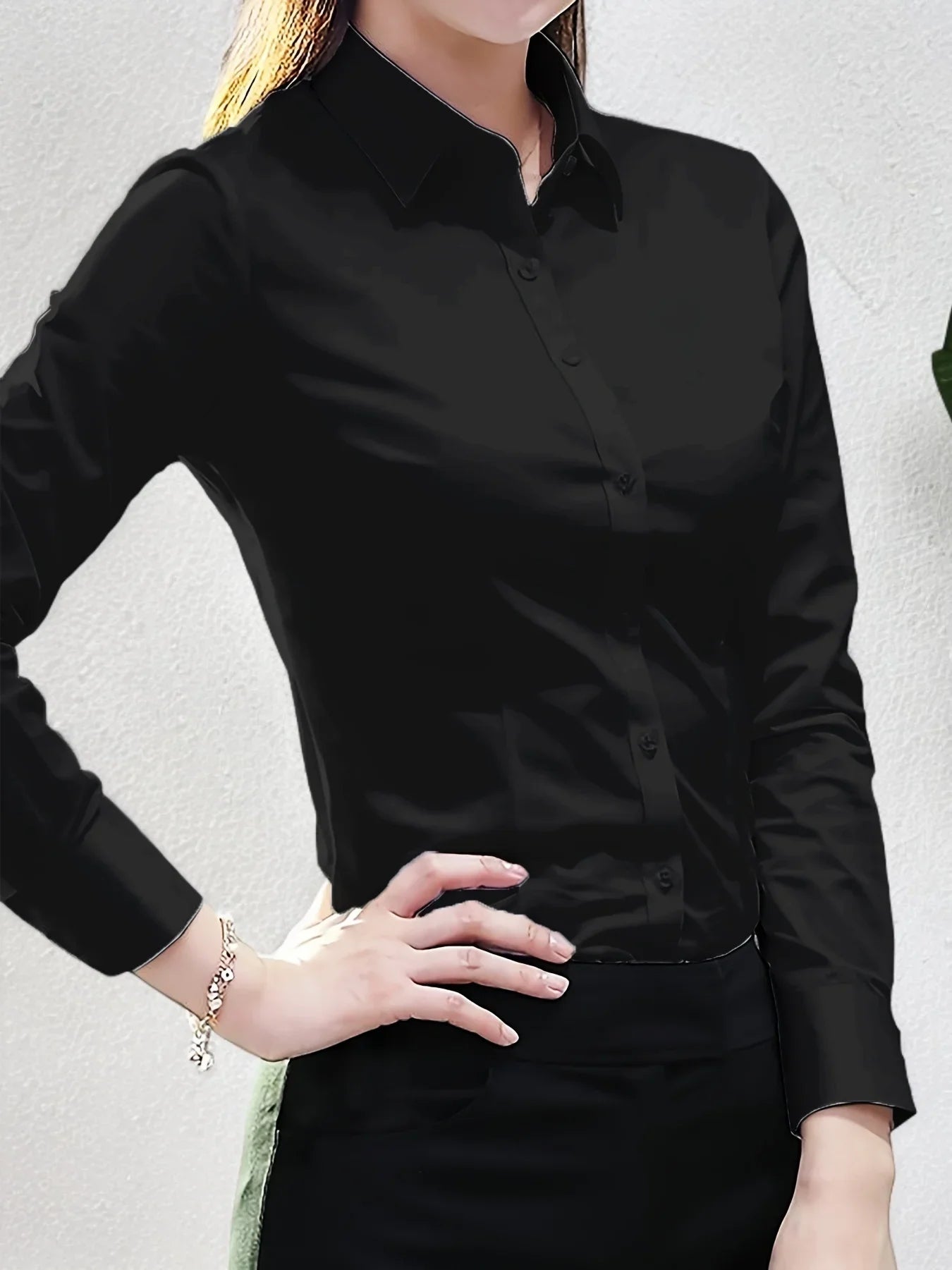 Chemise Femme Coréenne Ajustée Bureau | MDN