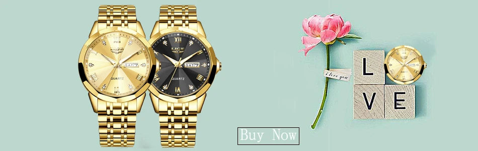Montre Femme LIGE Quartz Acier Inoxydable | MDN Store