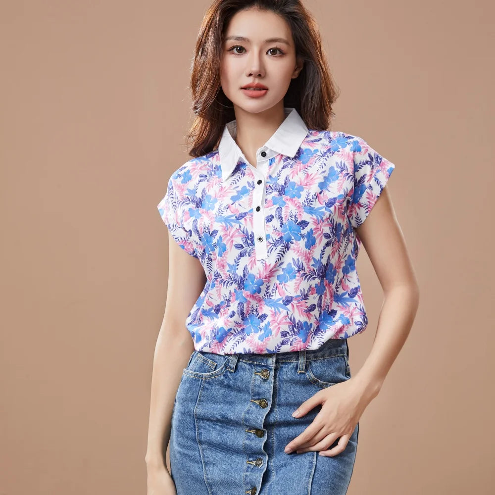 Femme Printemps Été Style Mousseline Blouses Chemise Femme | MDN Store