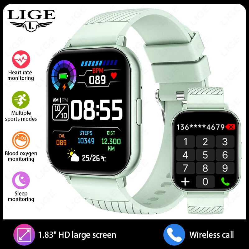 Montre Connectée Femme LIGE Tactile Personnalisable | MDN Store