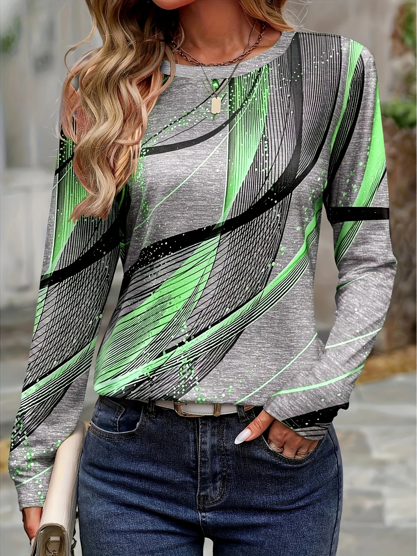 T-Chemise Imprimé 3D Rayures | MDN Store