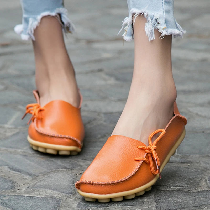 Ballerines Cuir Nœud Papillon Grande Taille | MDN Store