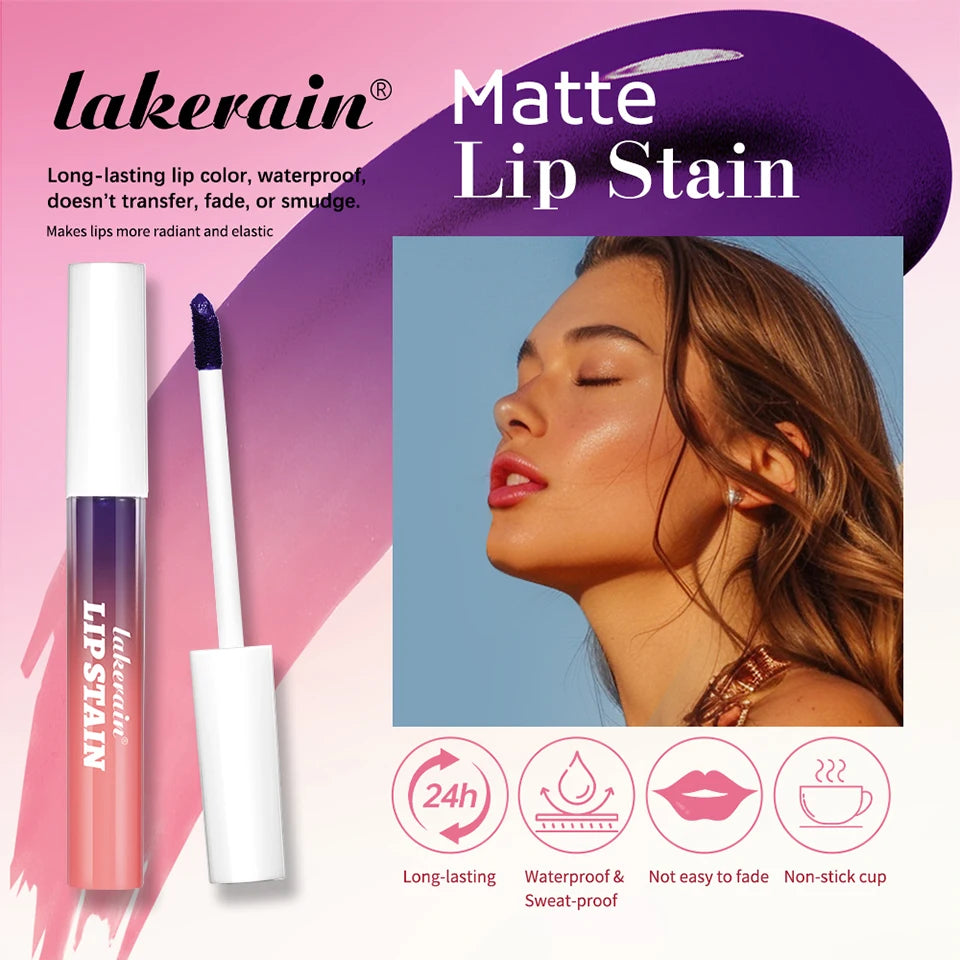 Gloss Lèvres Peel Off Teinture Imperméable Rose Anti-Transfert Naturel | MDN Store