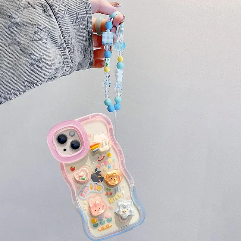 Bracelet Perles Cordon Porte Téléphone iPhone 16 15 14 13 12 | MDN Store