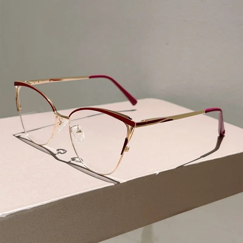 Lunettes Oeil de Chat Oversize Femme Vintage Monture Optique | MDN Store
