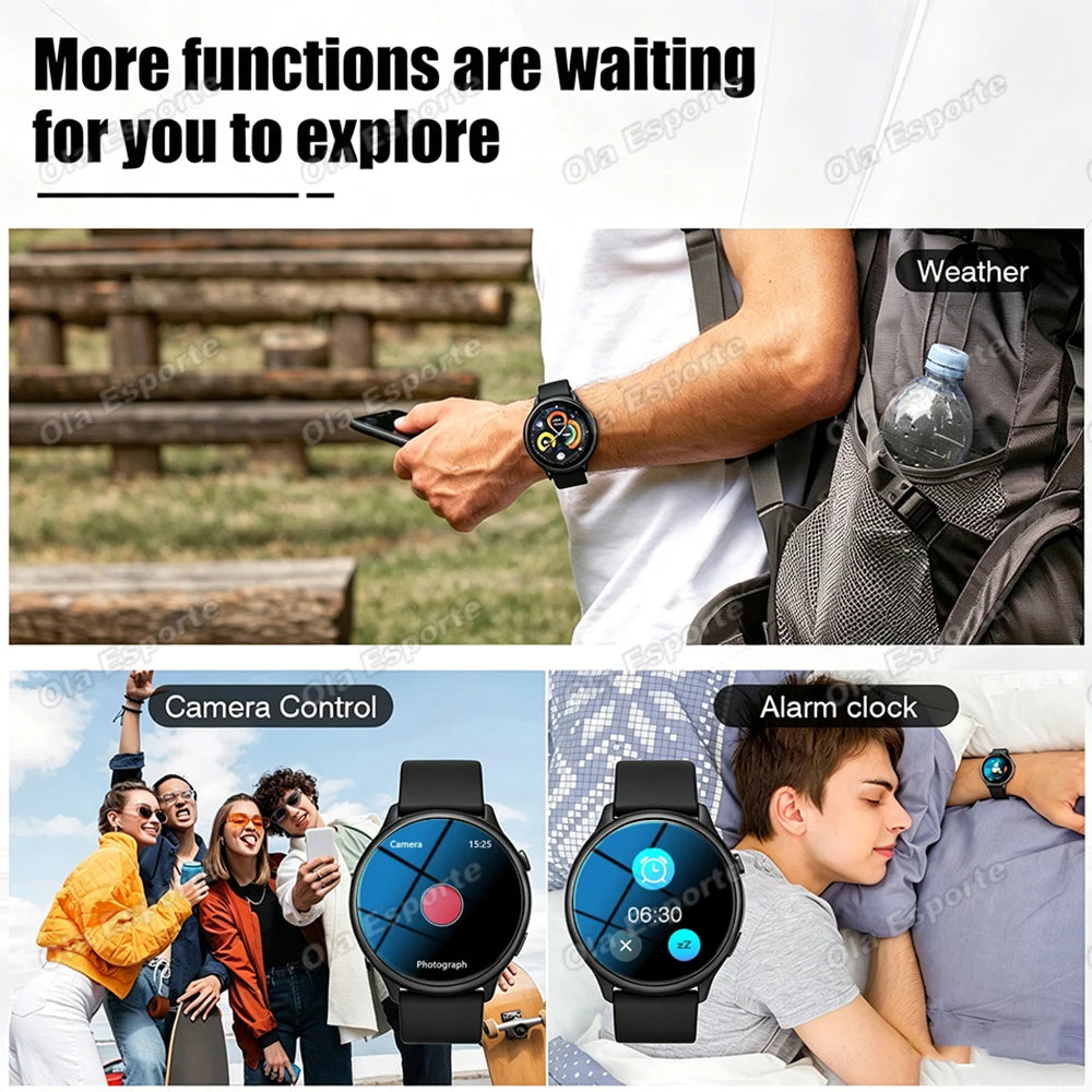 Montre Connectee Sport Assistant Vocal Bluetooth 5.3 Ecran 1.5 Pouce | MDN Store 25