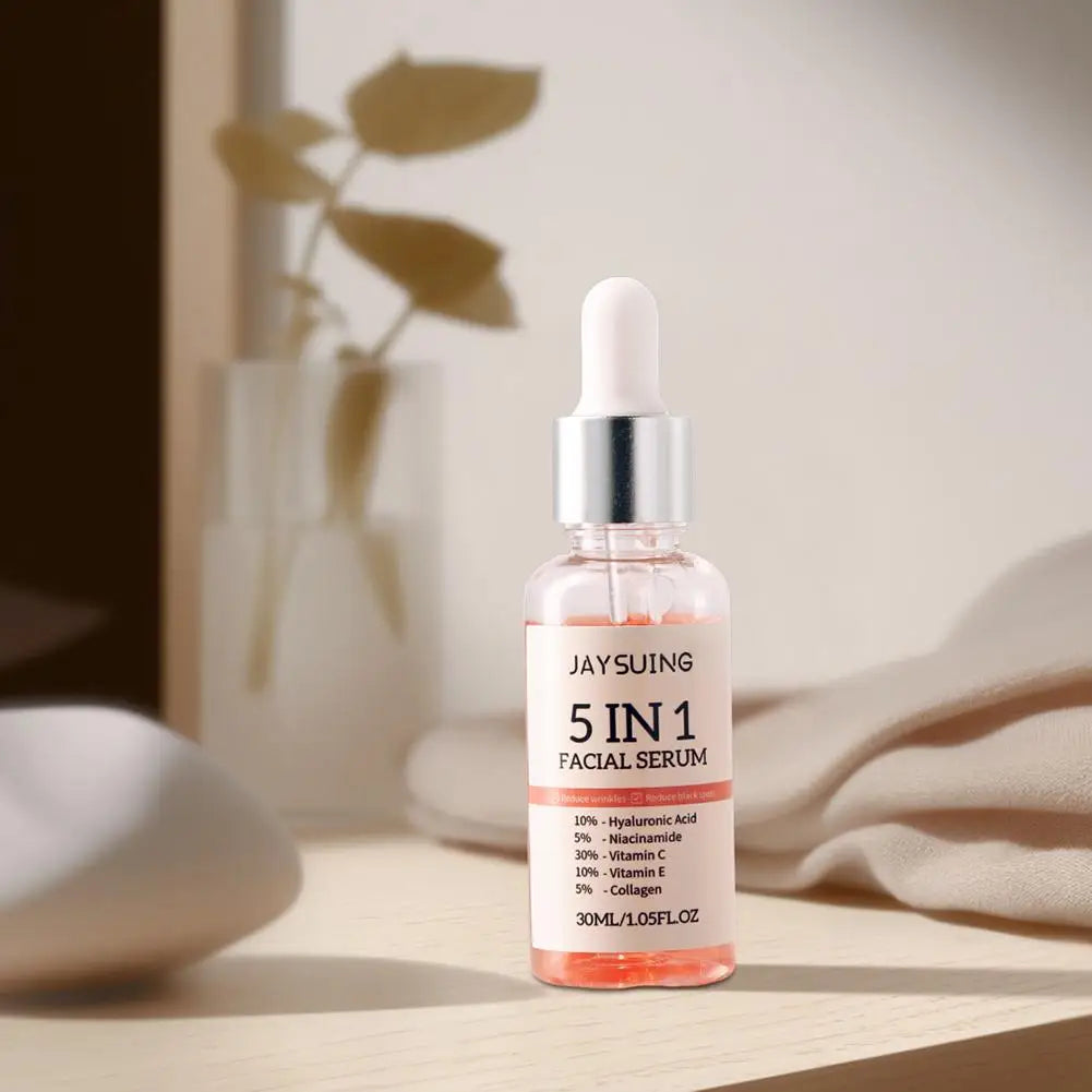 Sérum Visage 5 en 1 Vitamine C 30% Niacinamide Acide Hyaluronique Anti-Rides | MDN Store