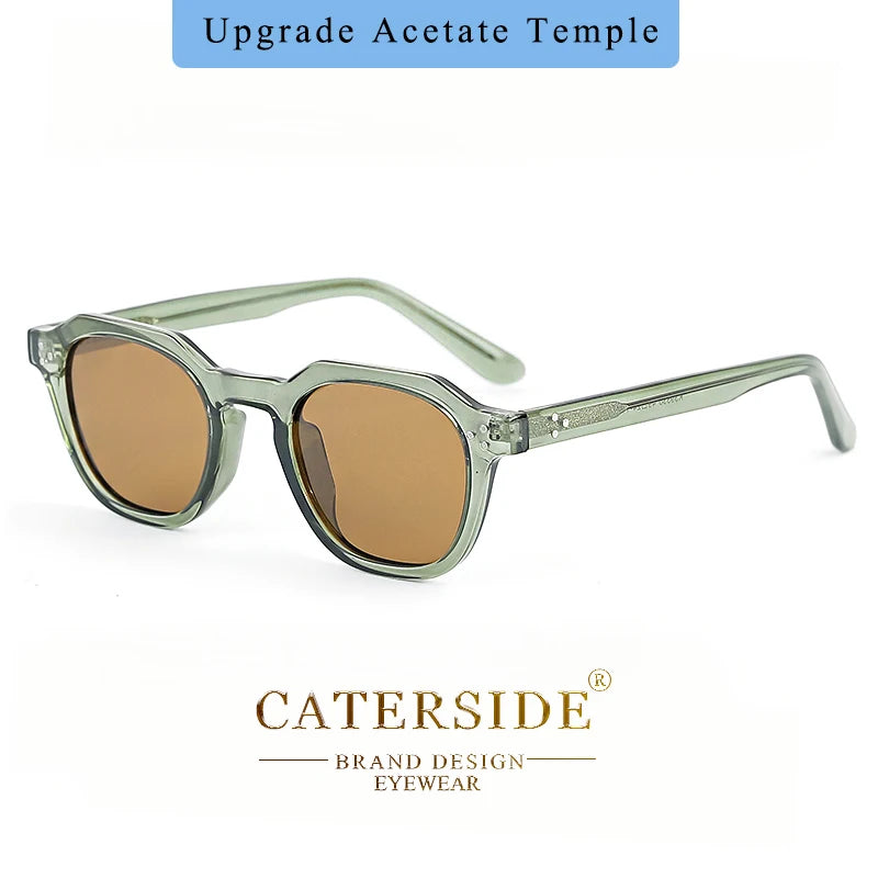 CATERSIDE Lunettes de Soleil Polarisées Rétro Femme Monture TR90 Ultra-Légère UV400 | MDN Store 25