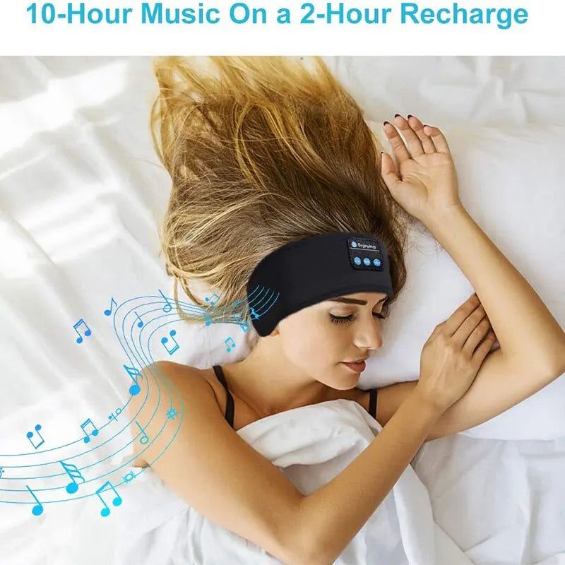 Ecouteurs Bluetooth Bandeau Elastique Sommeil Sport Masque Yeux | MDN Store 25