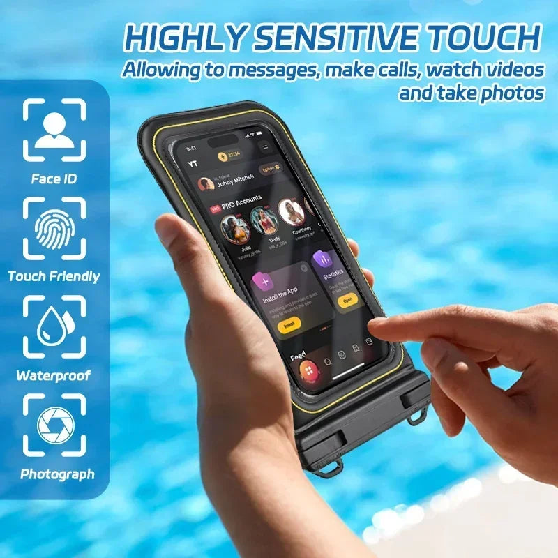 Pochette Étanche Imperméable Téléphone Natation Surf - iPhone Samsung | MDN Store