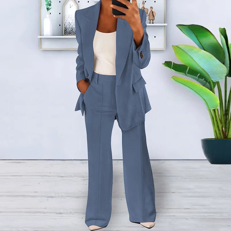 Ensemble Tailleur Pantalon Blazer Noir | MDN Store