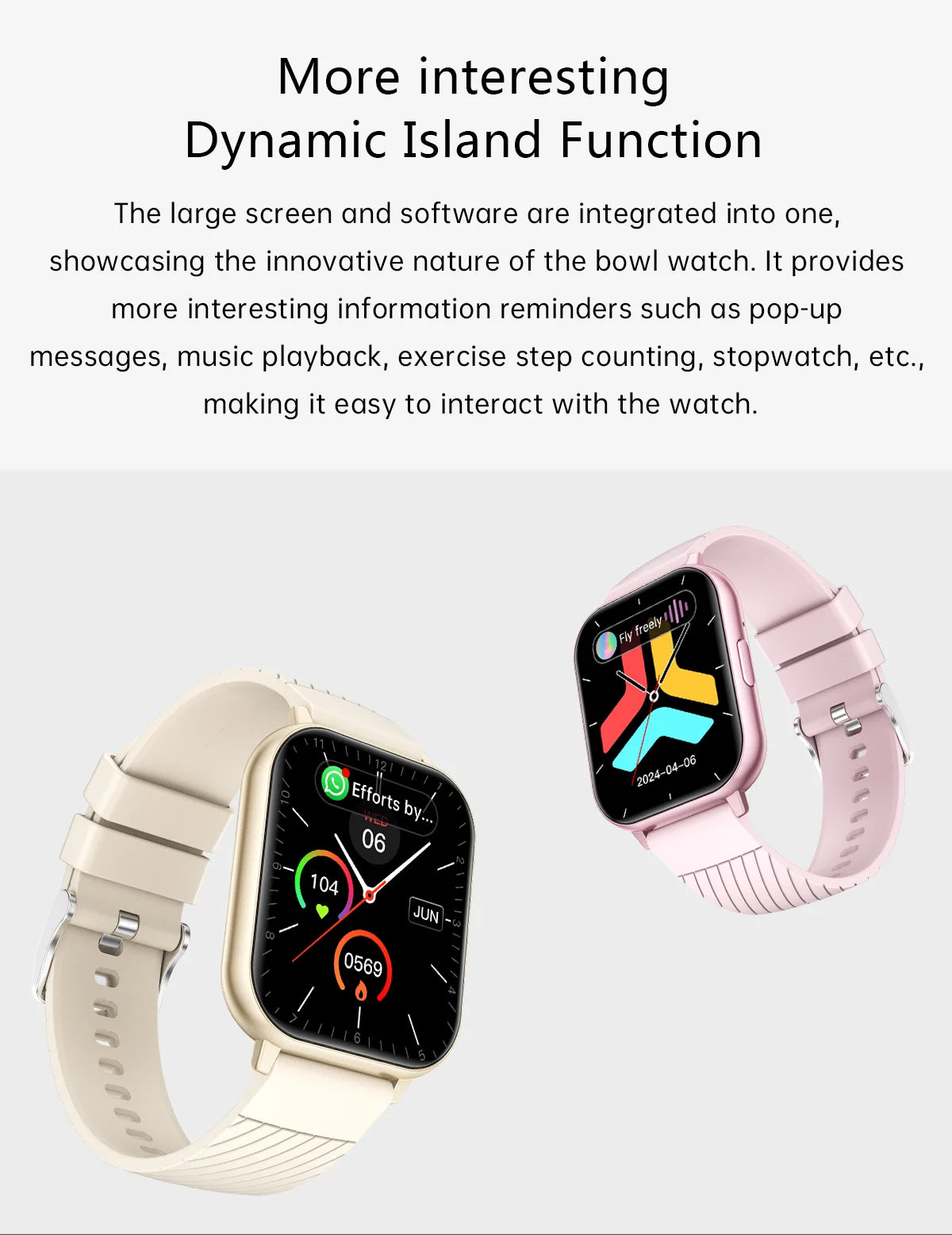 Montre Connectée Femme LIGE Tactile Personnalisable | MDN Store