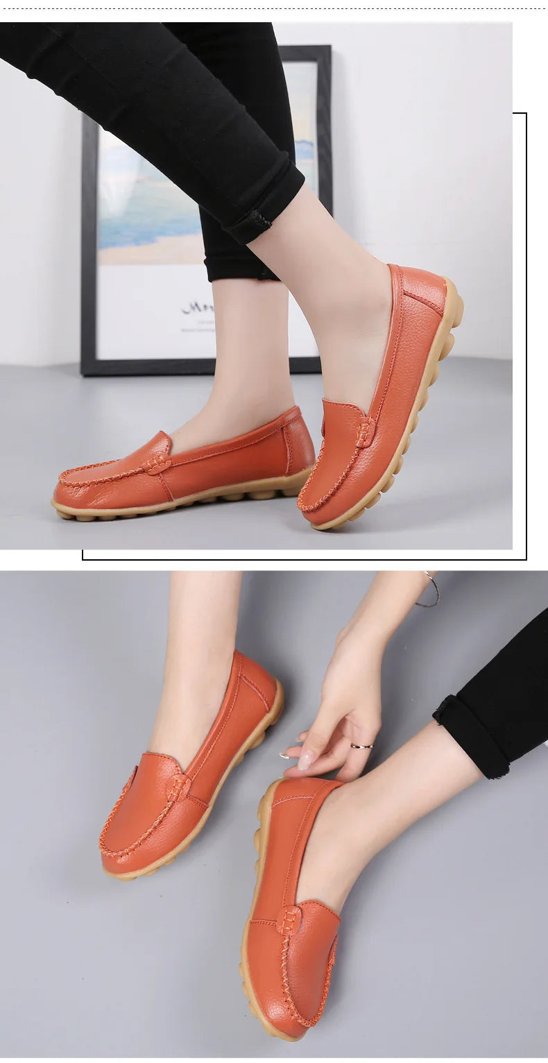 Chaussures Cuir Confort Slip-On Respirantes | MDN Store