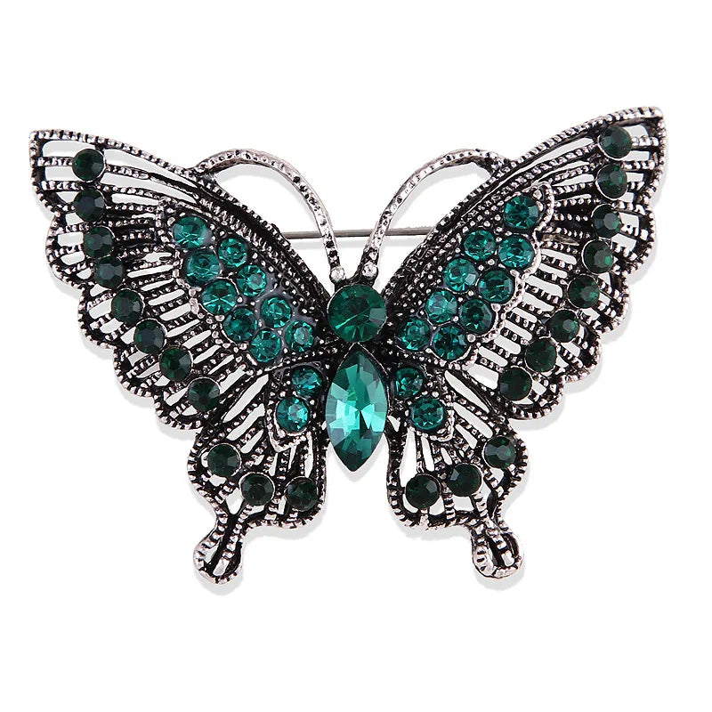 Broche Papillon Baroque Vintage Pin Badge Élégant | MDN