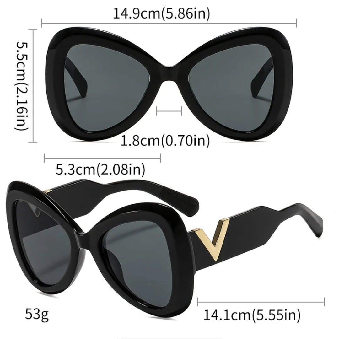 Lunettes Soleil Papillon Ample UV400 | MDN Store