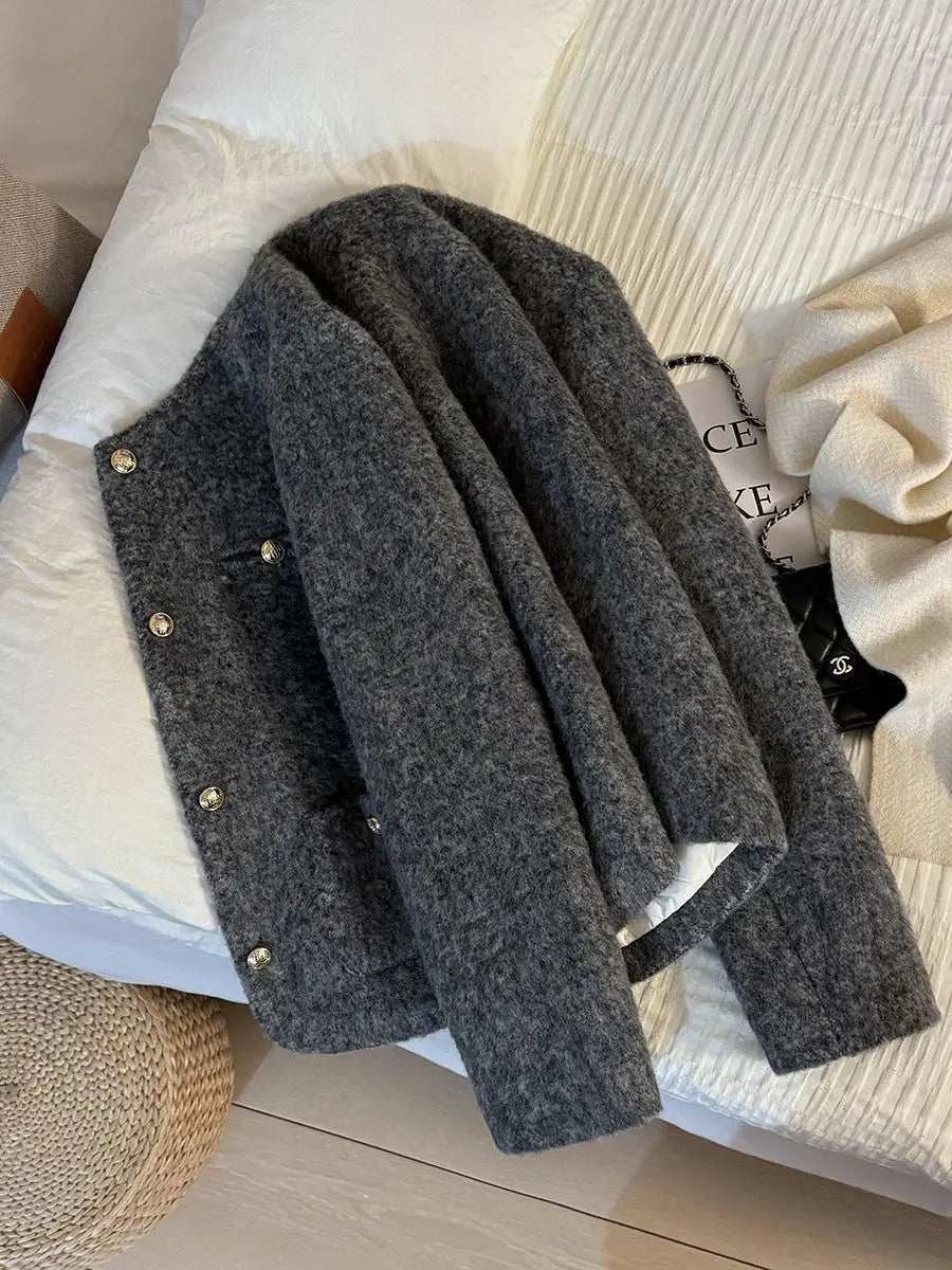 Veste Courte Grise Style Français | MDN Store
