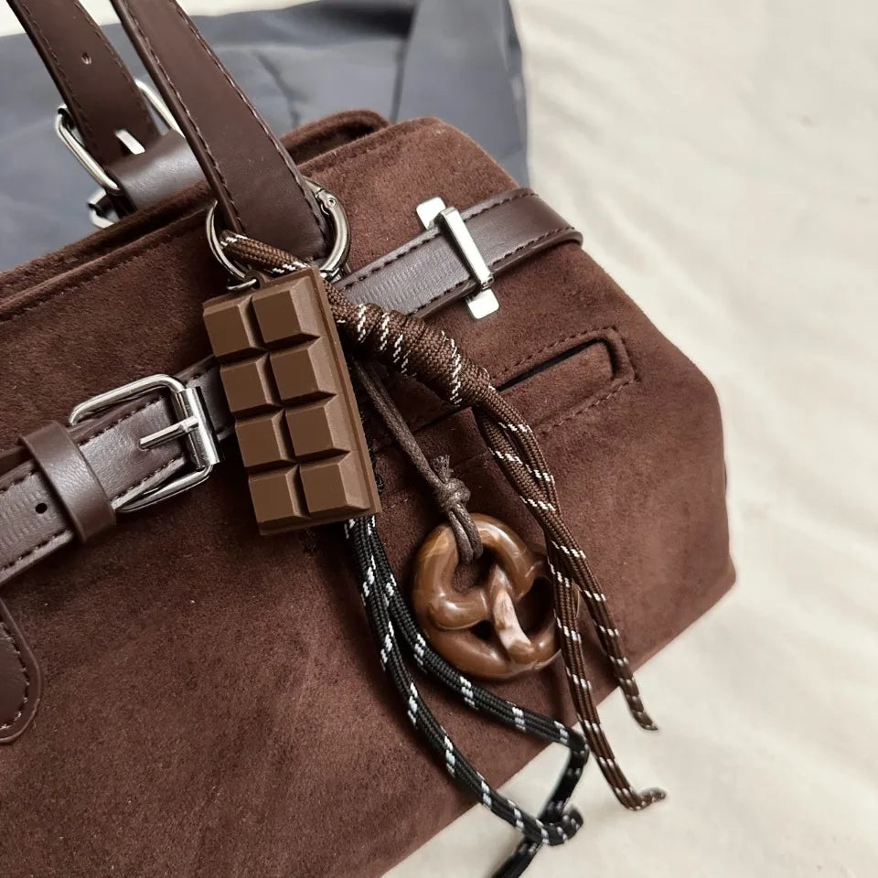 Sac Cuir Daim Boucle Ceinture Hiver | MDN Store