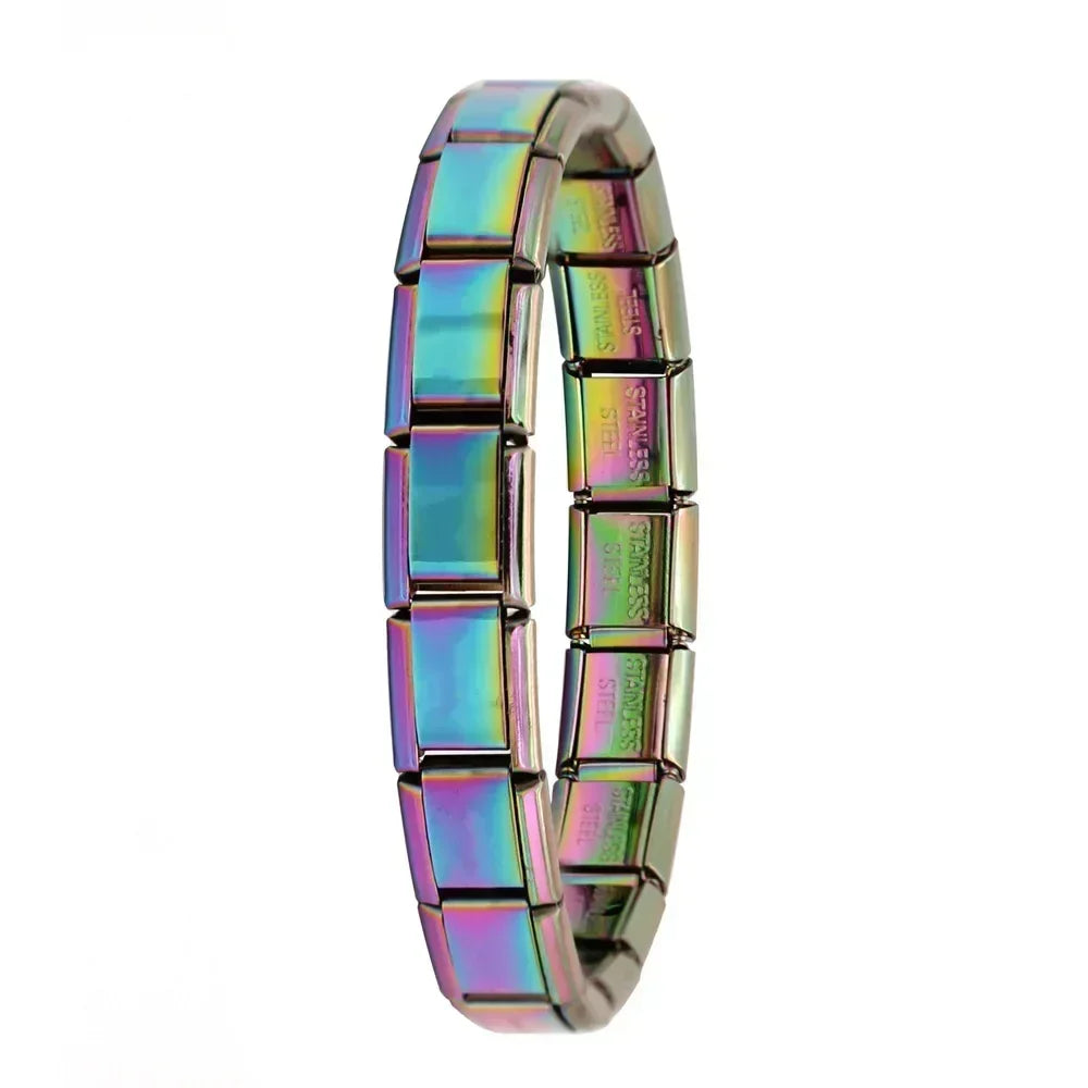 Bracelet Femme Elastique Charme Acier Inoxydable 9mm | MDN Store