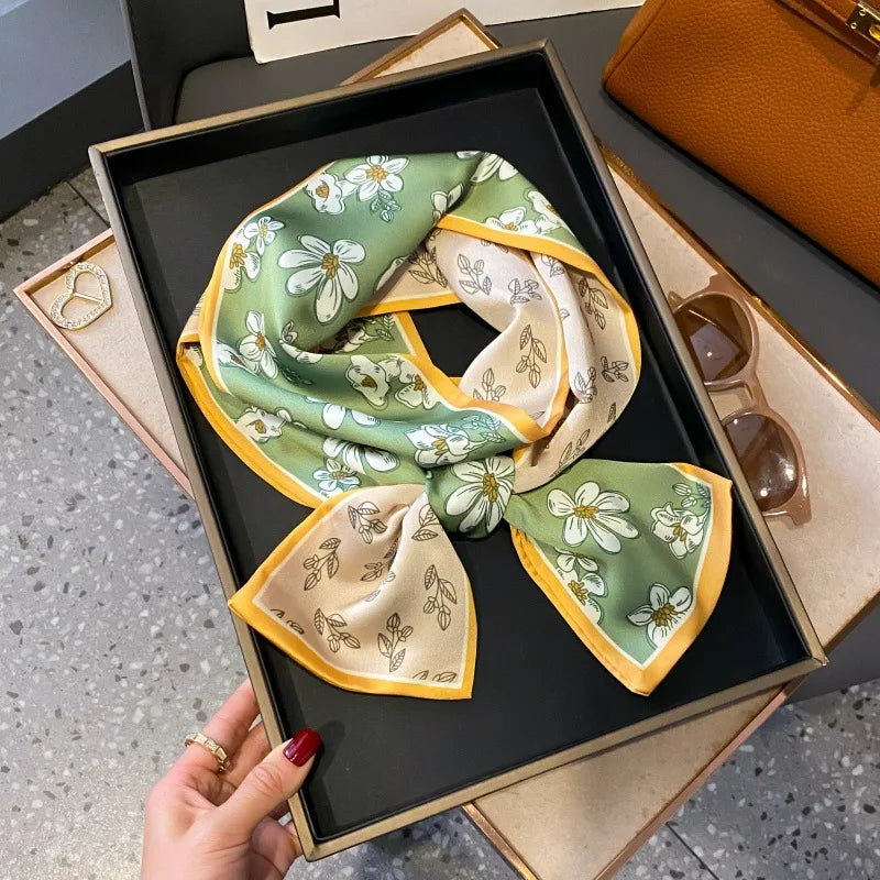 Foulard Soie Long Étroit Femme Cravate | MDN Store