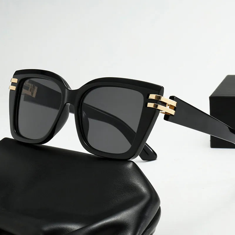 Lunettes Soleil Carré Vintage Rivet | MDN Store