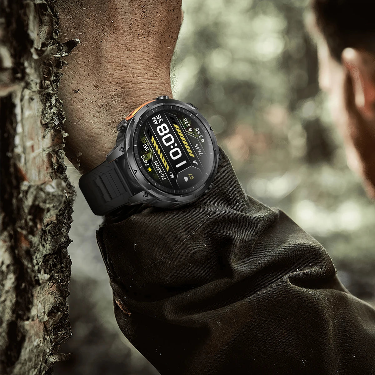 Montre GPS Militaire 1.7" 720mAh Lampe LED IP68 | MDN Store