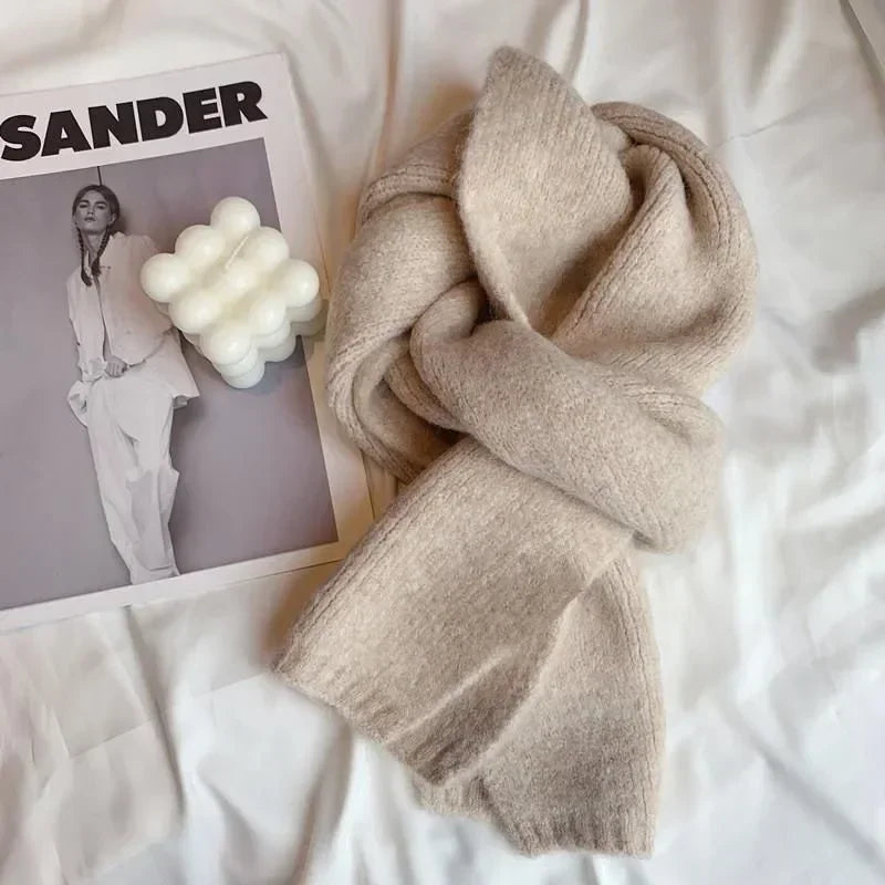 Écharpe femme unie en mélange de coton | MDN Store 25