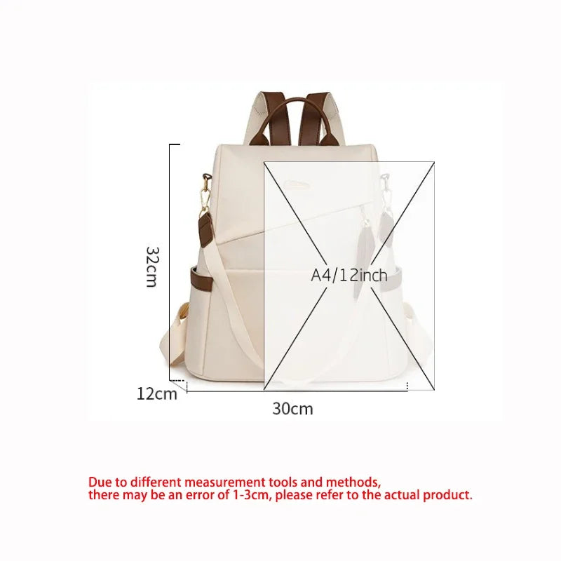 Sac à Dos Nylon Anti-Vol Pompon | MDN Store