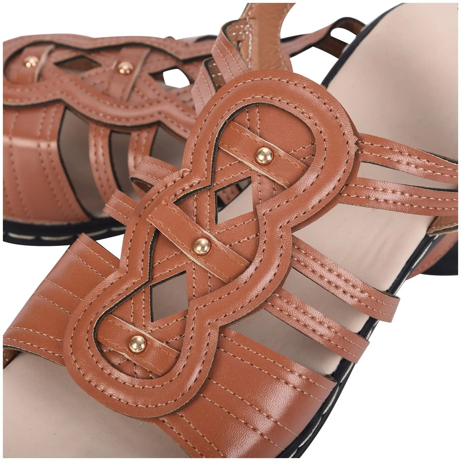 Sandales Compensées Florales Femme | MDN Store