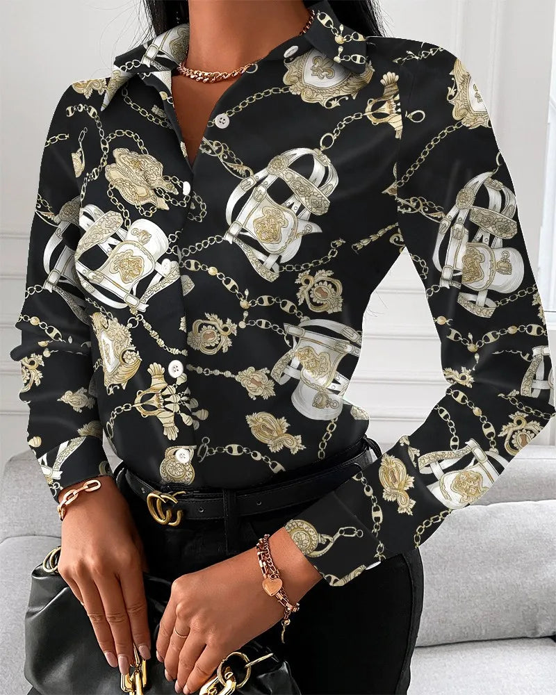 Chemise Femme Imprimé Géométrique | MDN Store
