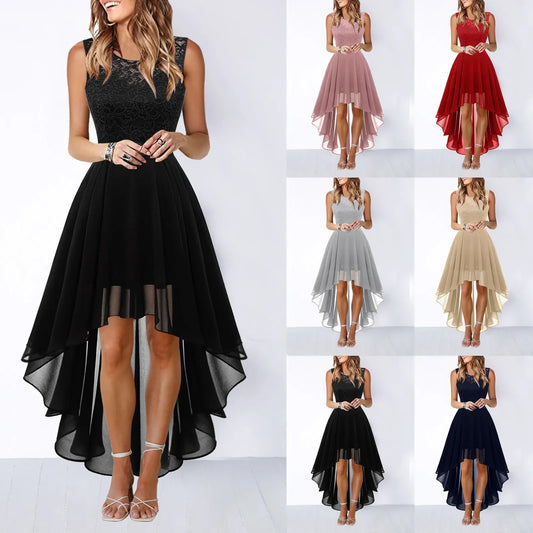 Robe Soirée Femme Dentelle Noire Dos Nu Élégante | MDN