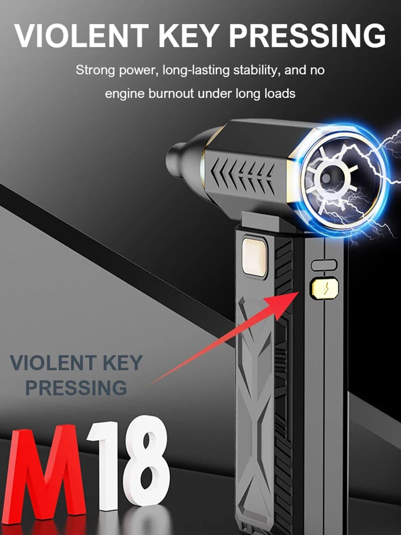 Souffleur Air Comprimé 2en1 Xiaomi 1000000RPM - Aspirateur Poussière Turbo Sans Fil | MDN