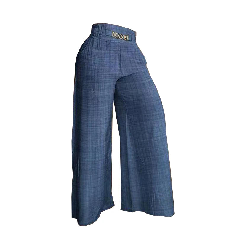 Pantalon S taille Bleu femme - MDN Store 25