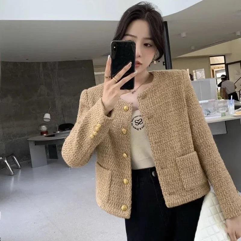 Veste Courte Tweed Poches | MDN Store