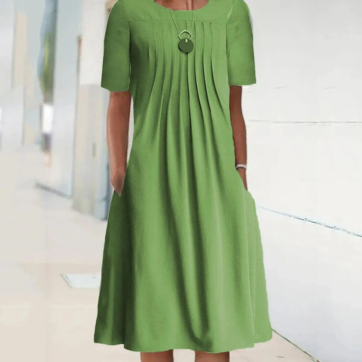 Robe Longue Femme Bohème Fleurie Volants Poches Été | MDN Store