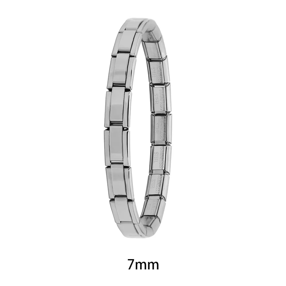 Bracelet Femme Elastique Charme Acier Inoxydable 9mm | MDN Store