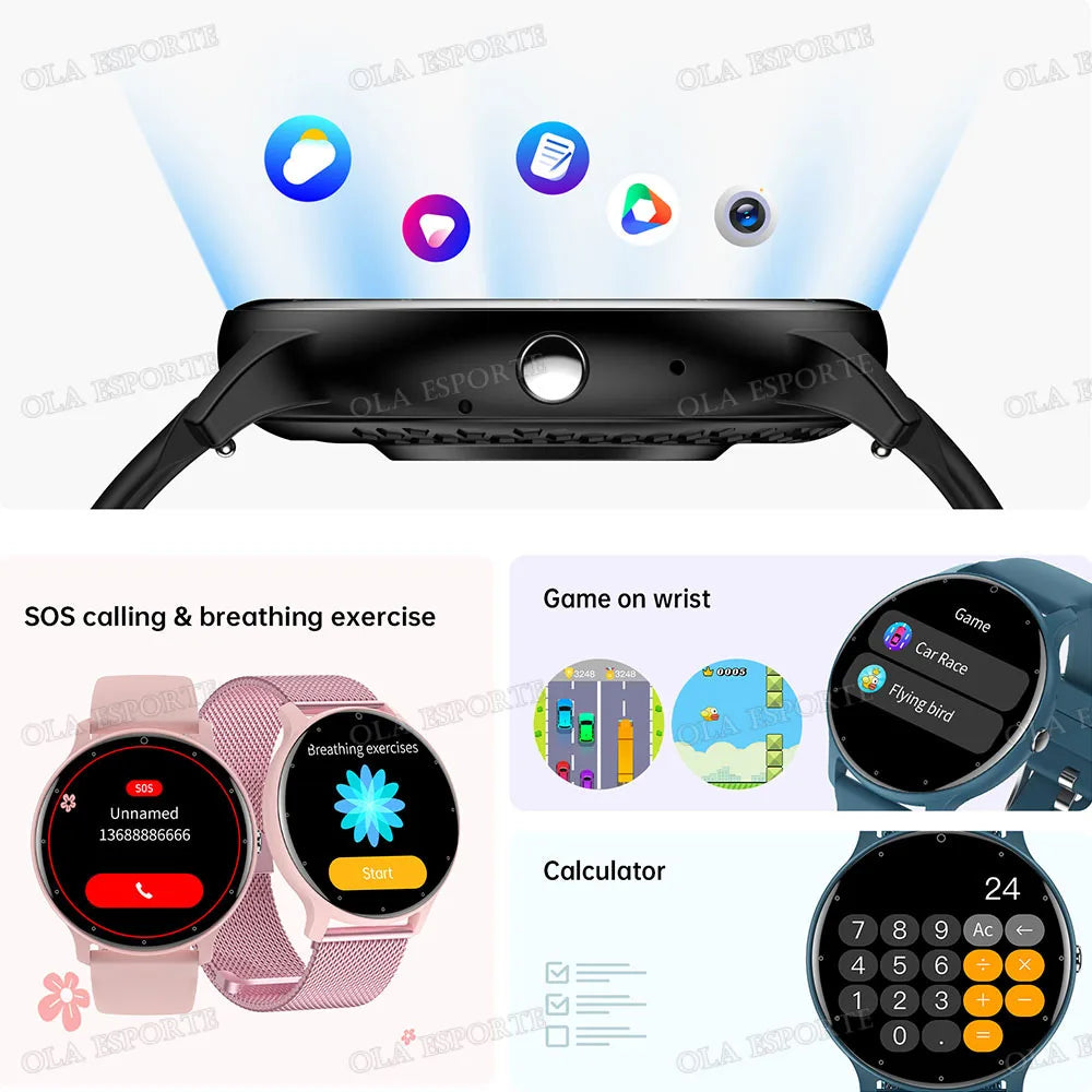 Montre Connectee Sport Fitness Bluetooth 5.3 Ecran 1.46 Pouce IP67 | MDN Store 25