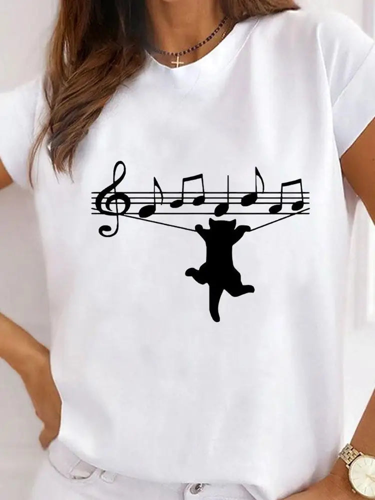 T-Chemise Patte Léopard Chat Chien Femme | MDN Store