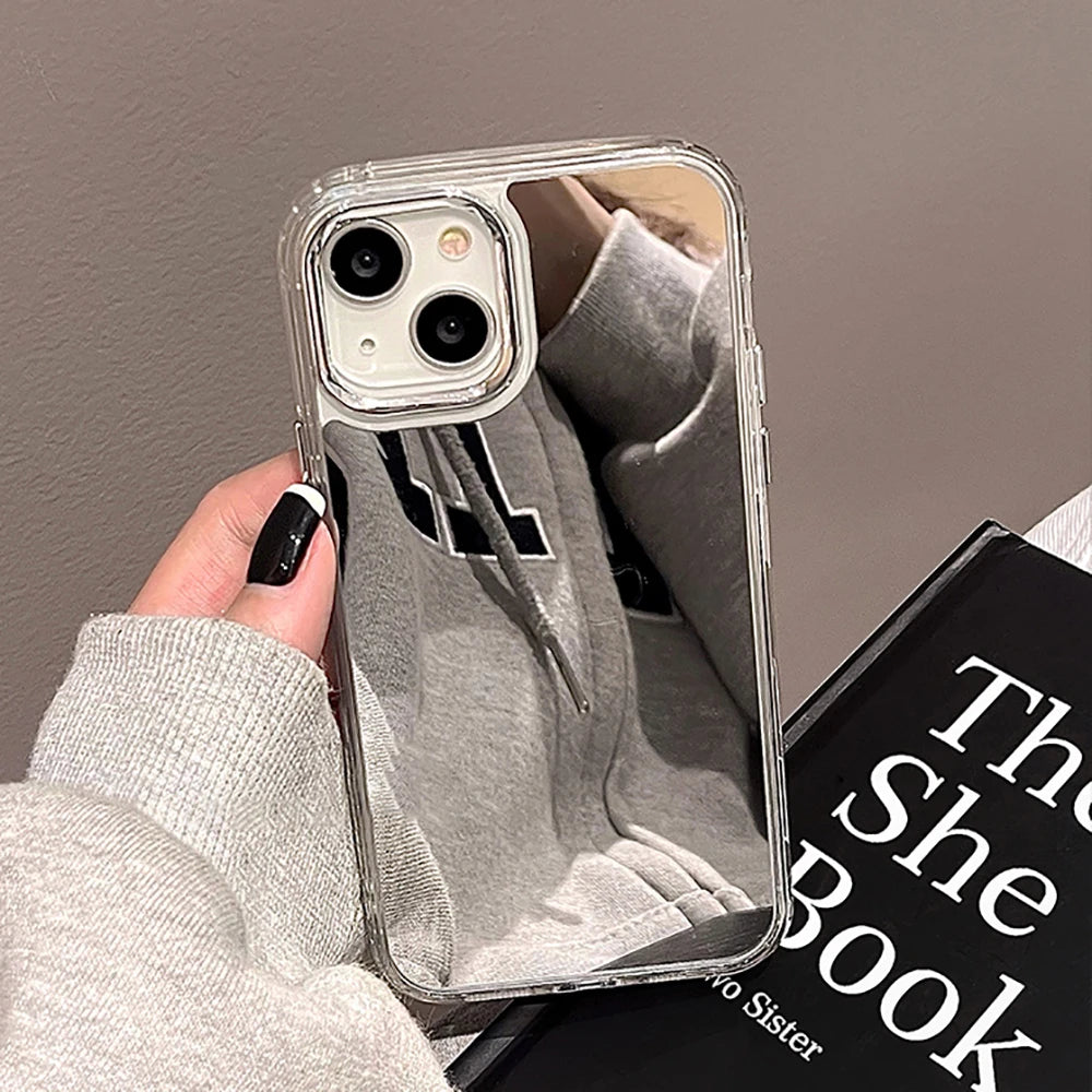 Coque iPhone Miroir Luxe Or Argent Antichoc - 16 15 14 13 12 11 | MDN Store