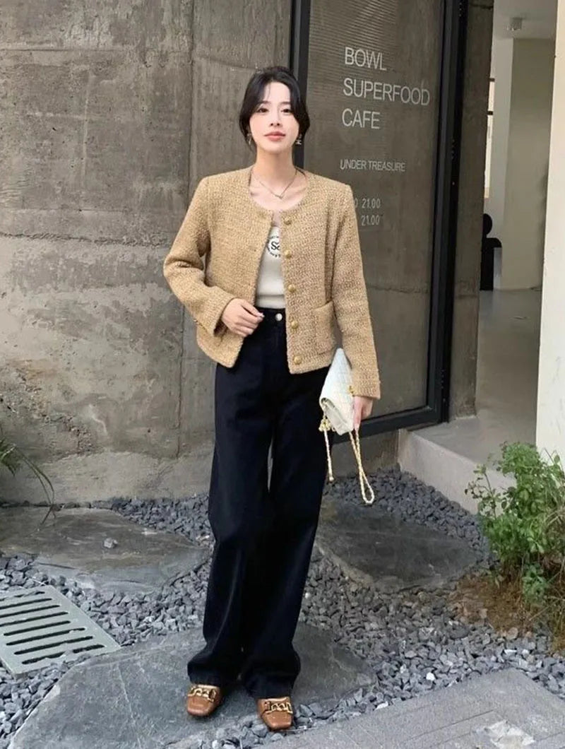Veste Courte Tweed Poches | MDN Store