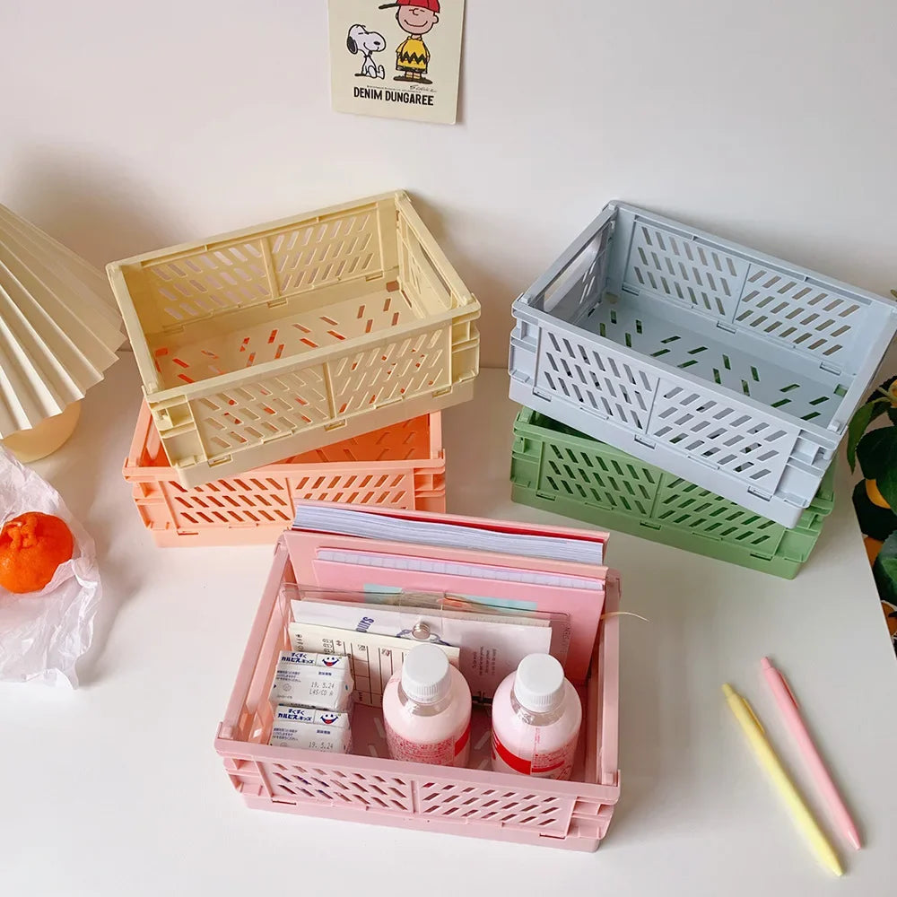Boîte de rangement pliable avec poignées, caisse p - MDN Store 25