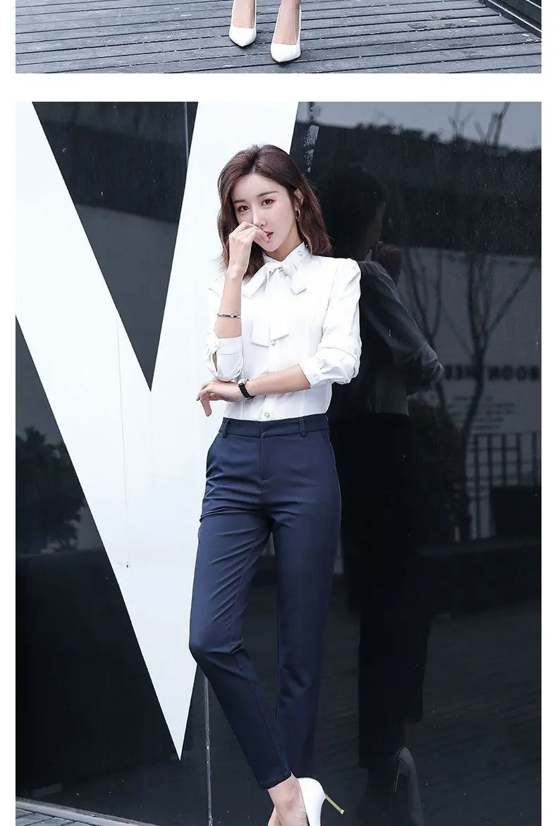 Pantalon Costume Taille Haute Slim Noir | MDN Store