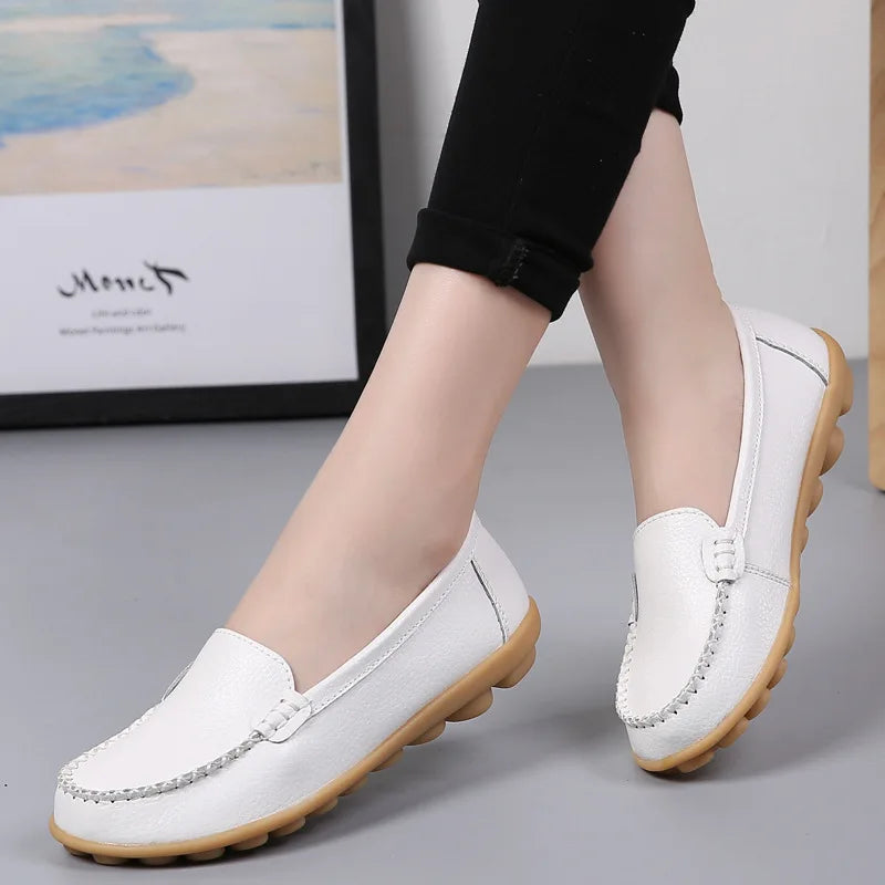 Chaussures Cuir Confort Slip-On Respirantes | MDN Store